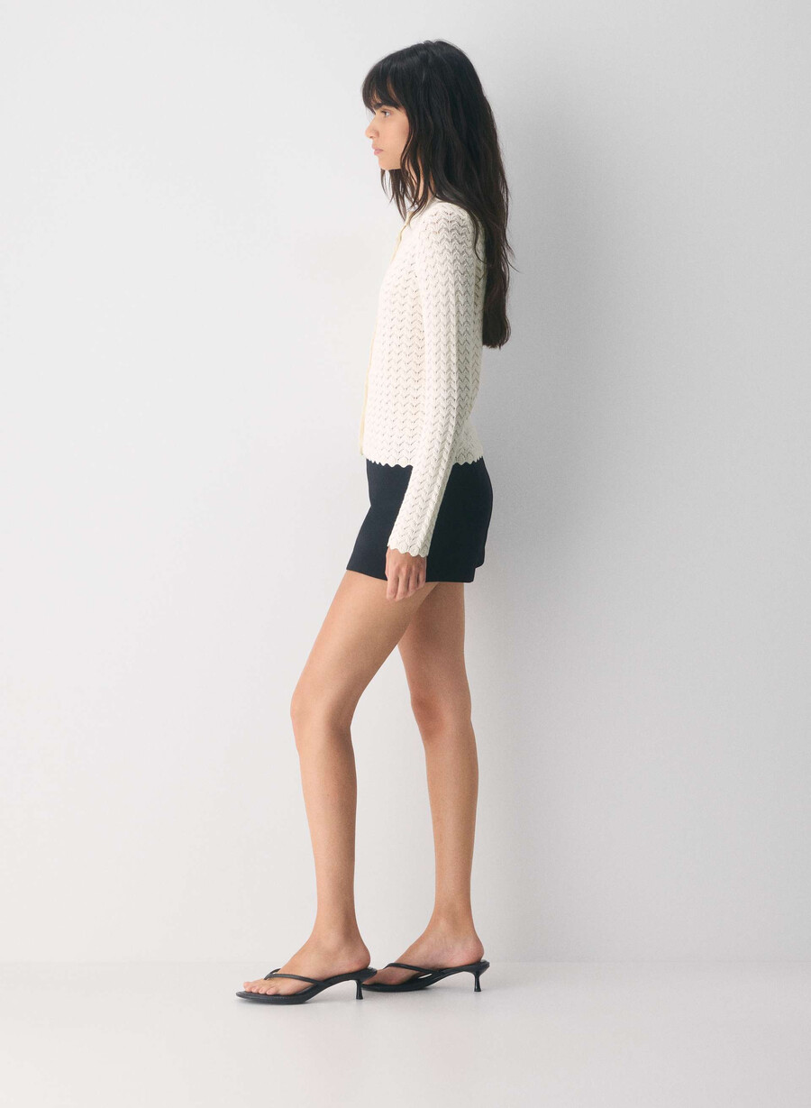 cotton charm prelusion cardigan ljus bjÖrk