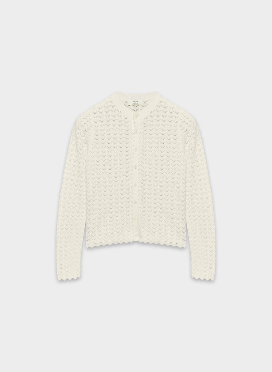 cotton charm prelusion cardigan ljus bjÖrk