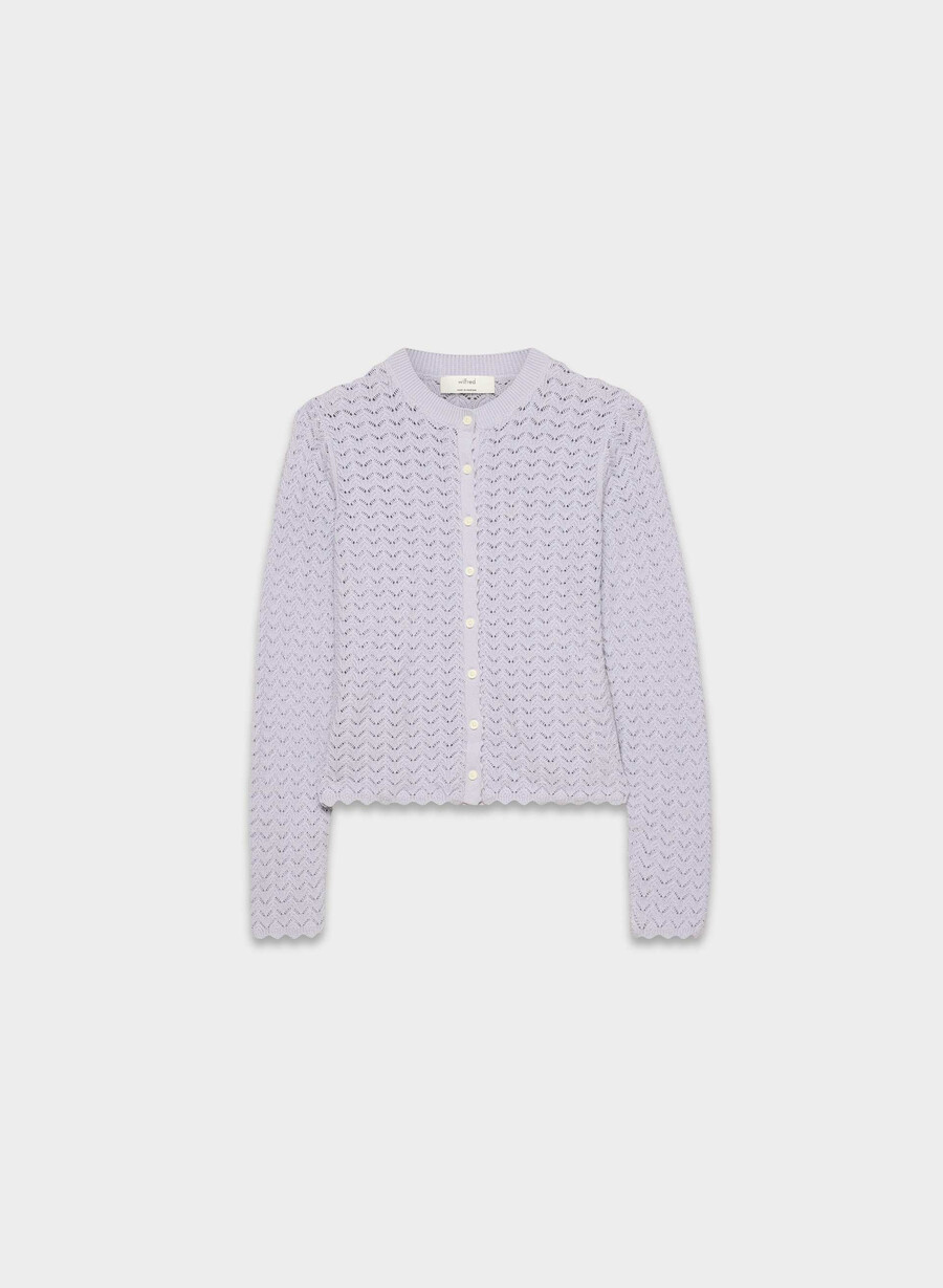 cotton charm prelusion cardigan vildblomma lila