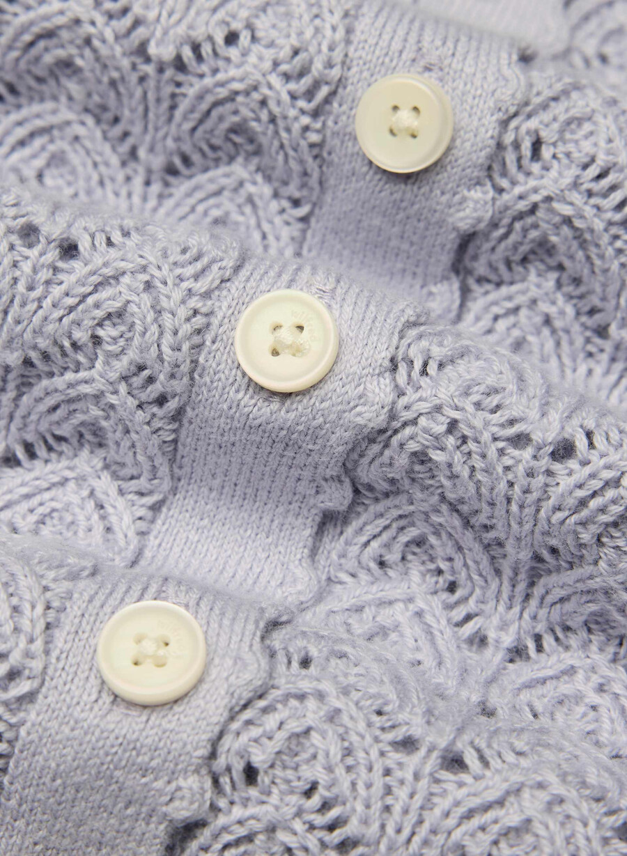cotton charm prelusion cardigan vildblomma lila