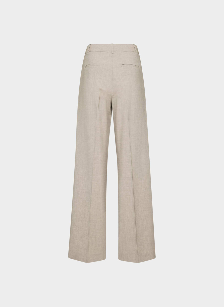 the effortless pant ull ljus nutmeg