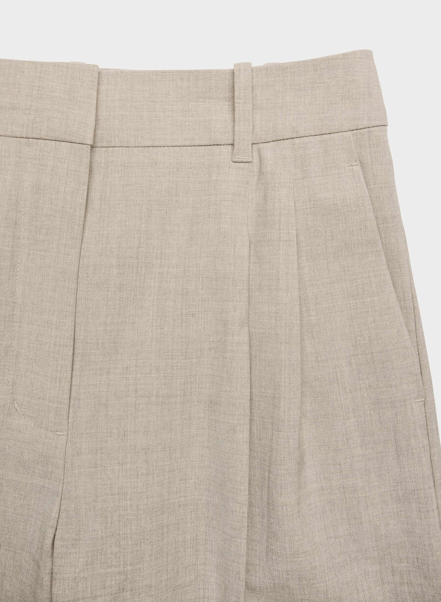 the effortless pant ull ljus nutmeg