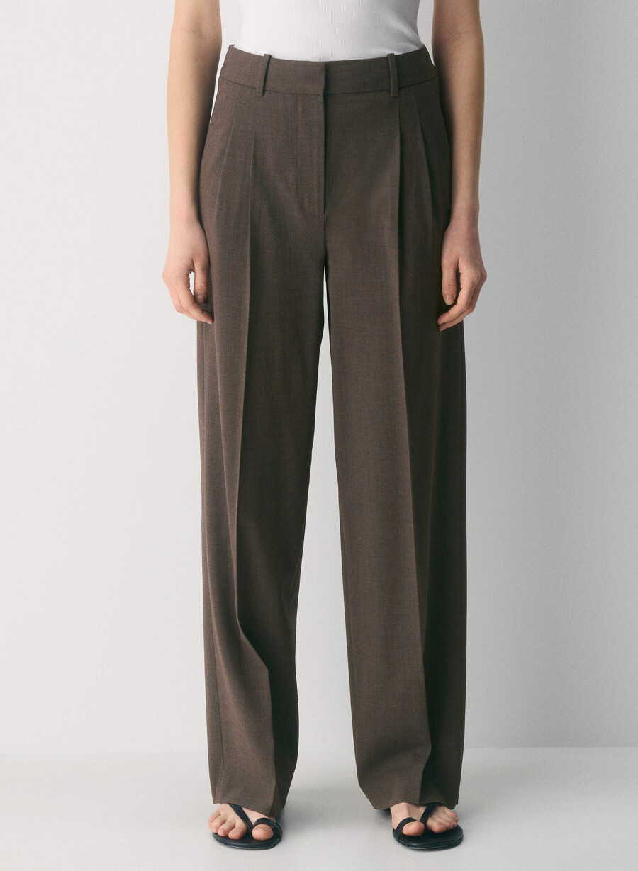 the effortless pant ull ljungröd mocha brun