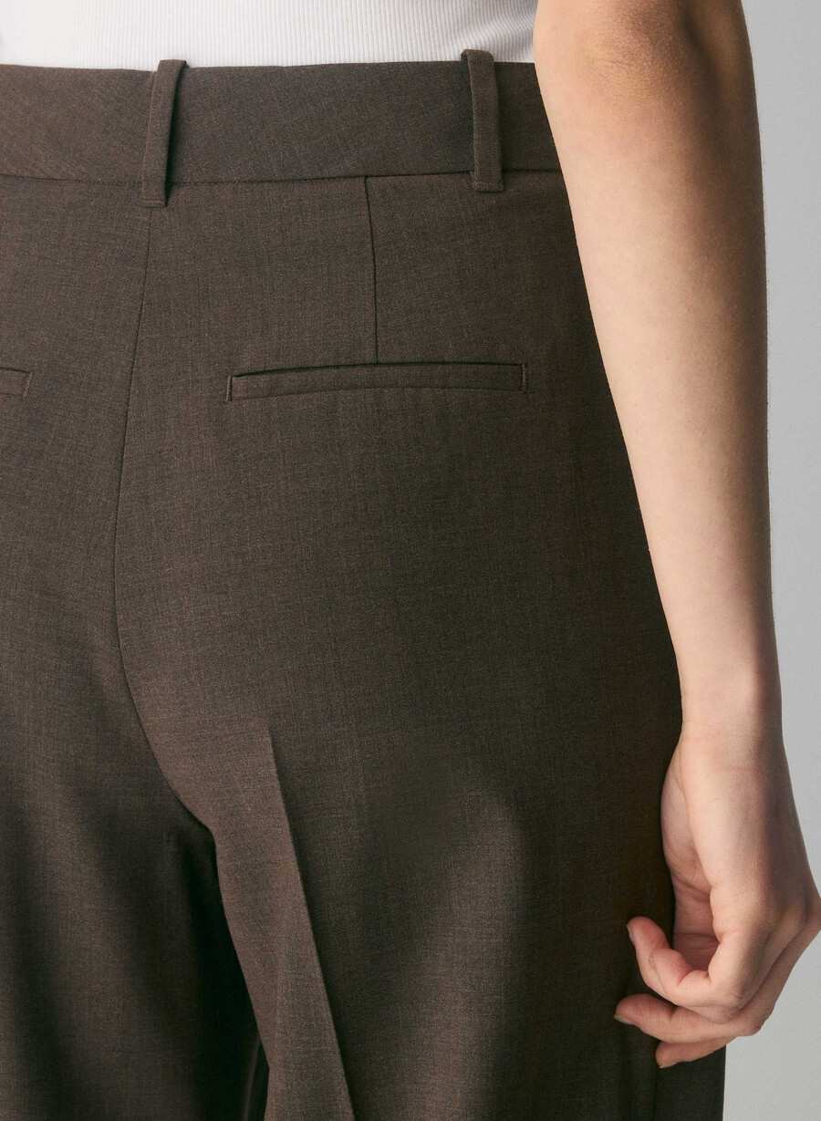 the effortless pant ull ljungröd mocha brun