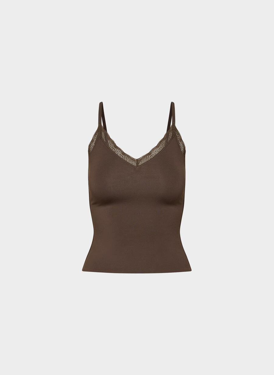 original contour flirt camisole mikra mochabrun