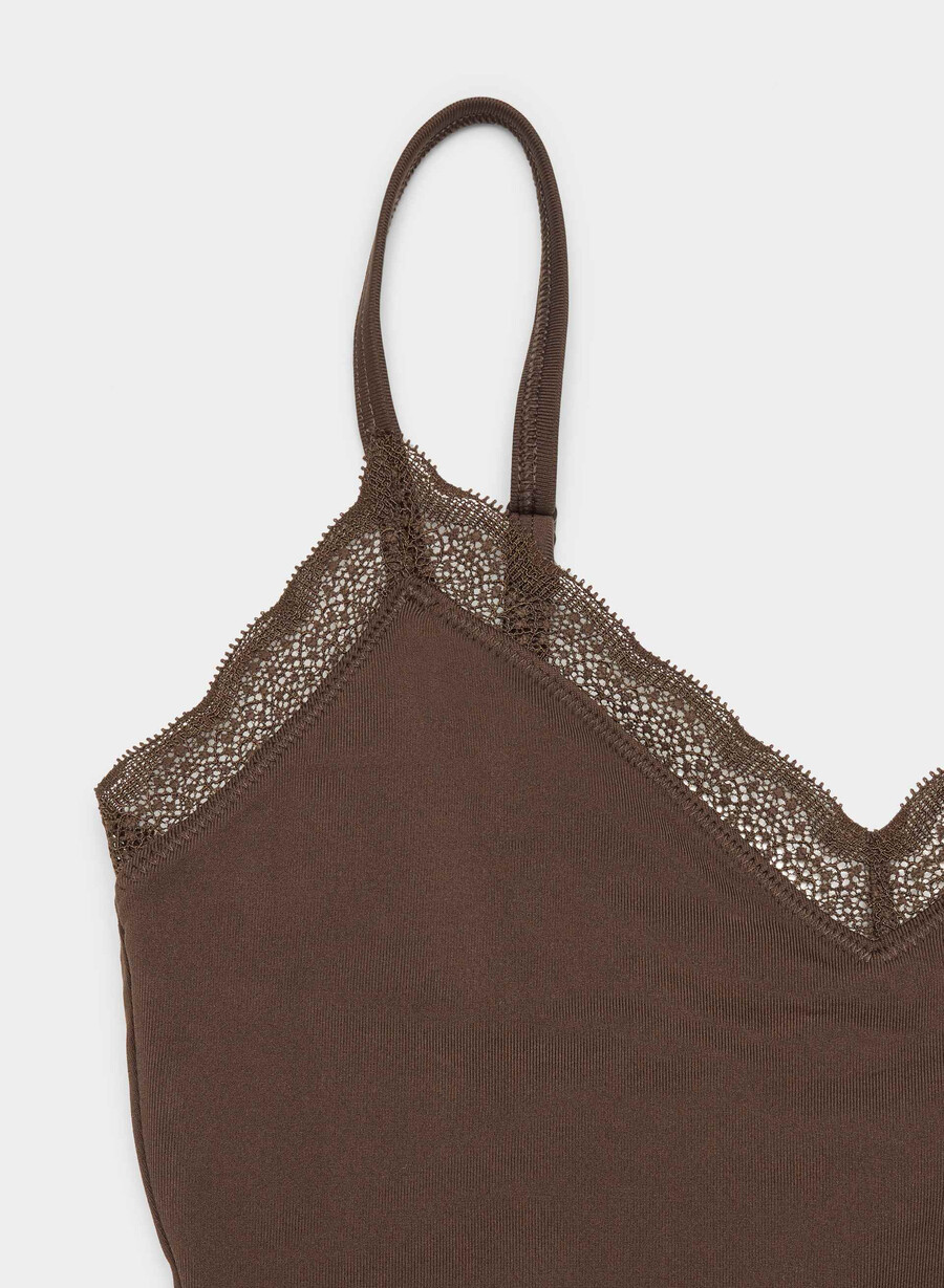 original contour flirt camisole mikra mochabrun