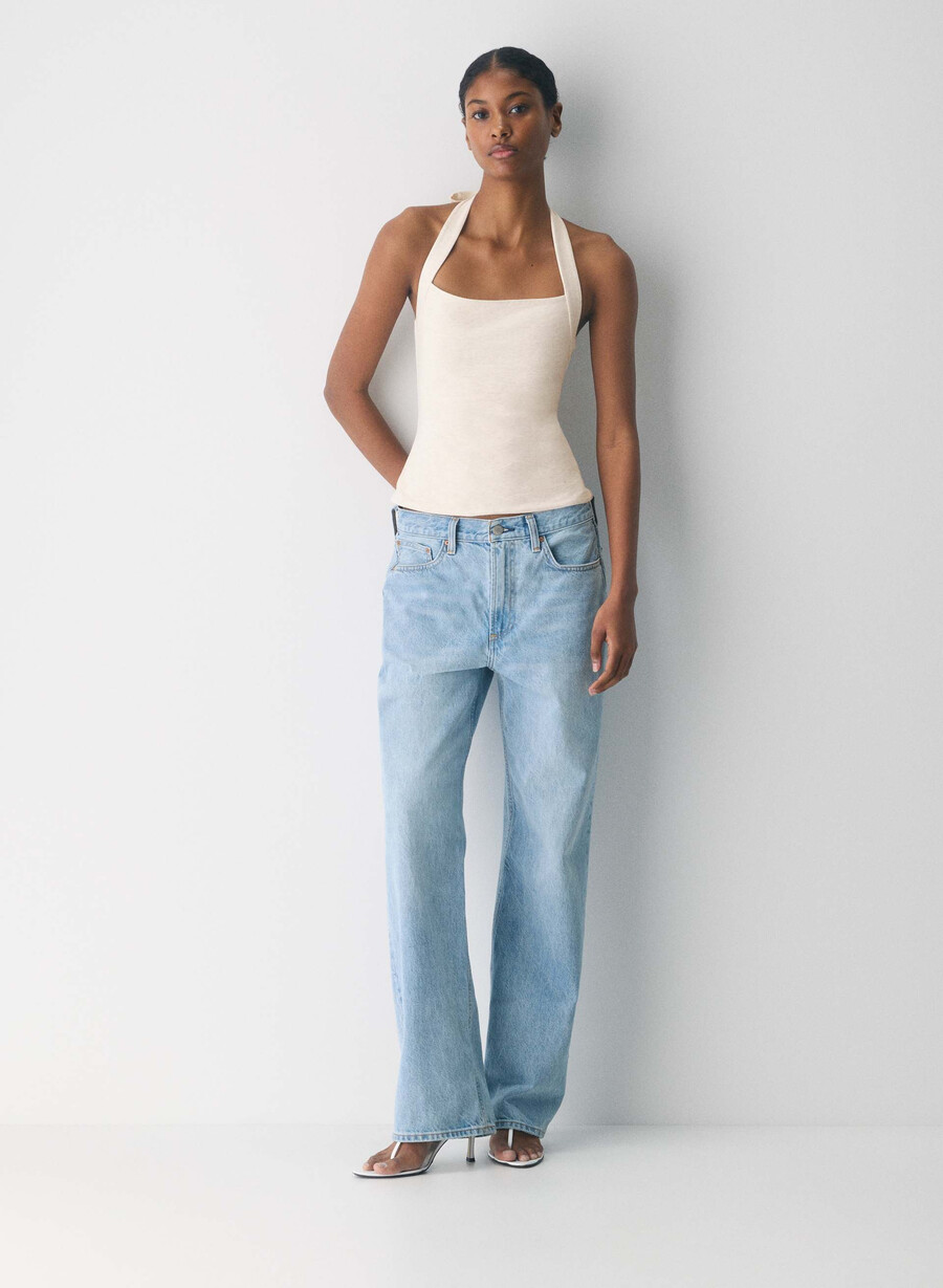 casual contour optimum halter top terrace sage