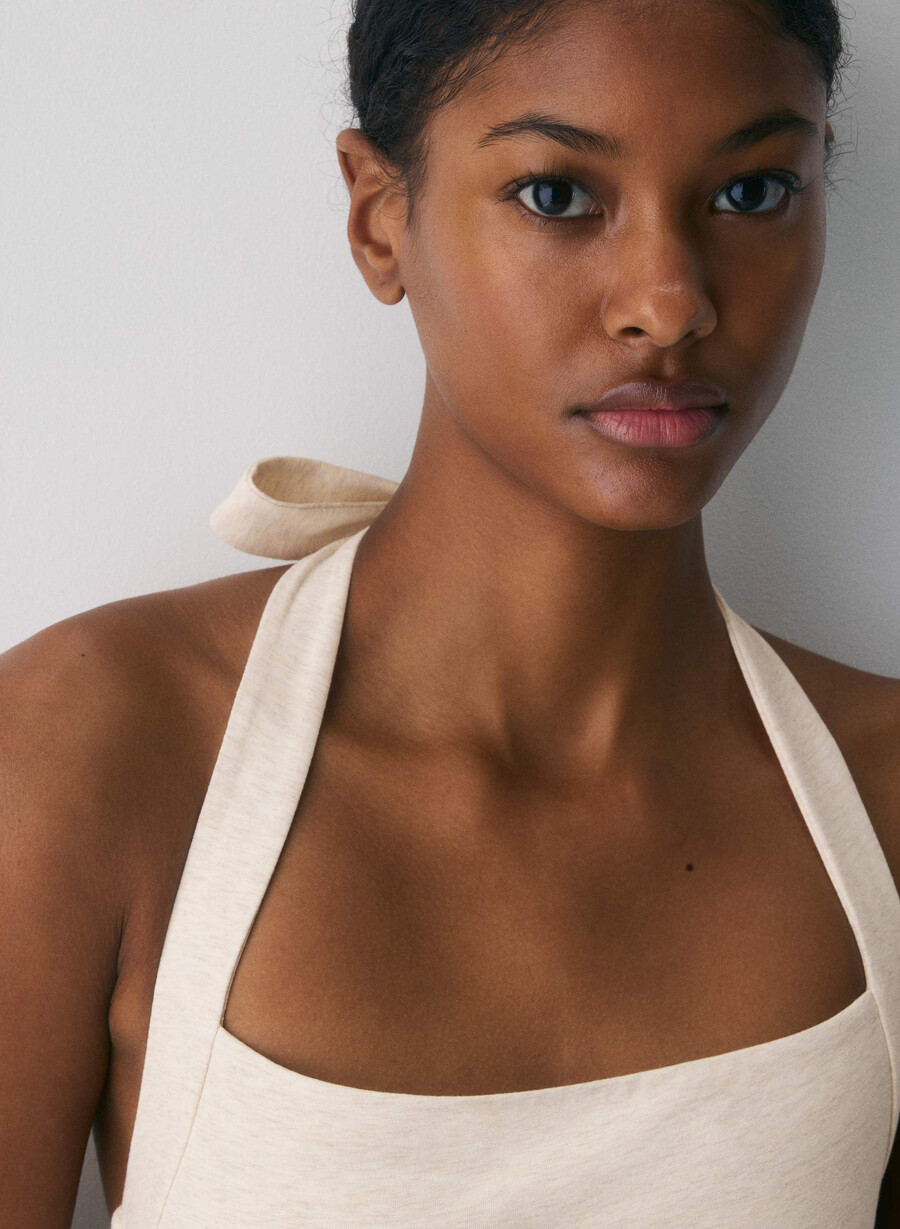 casual contour optimum halter top terrace sage