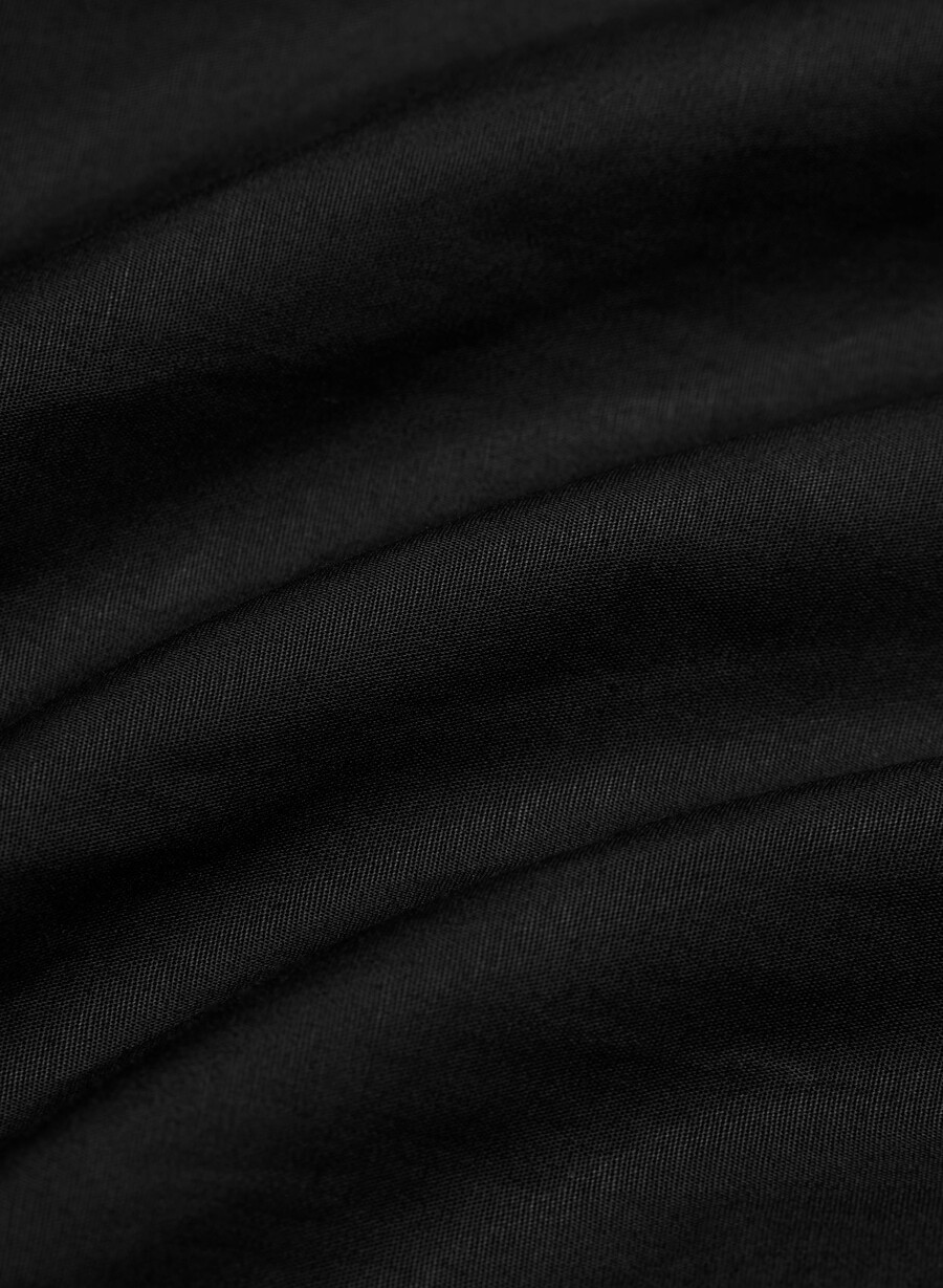 courtyard poplin klänning svart