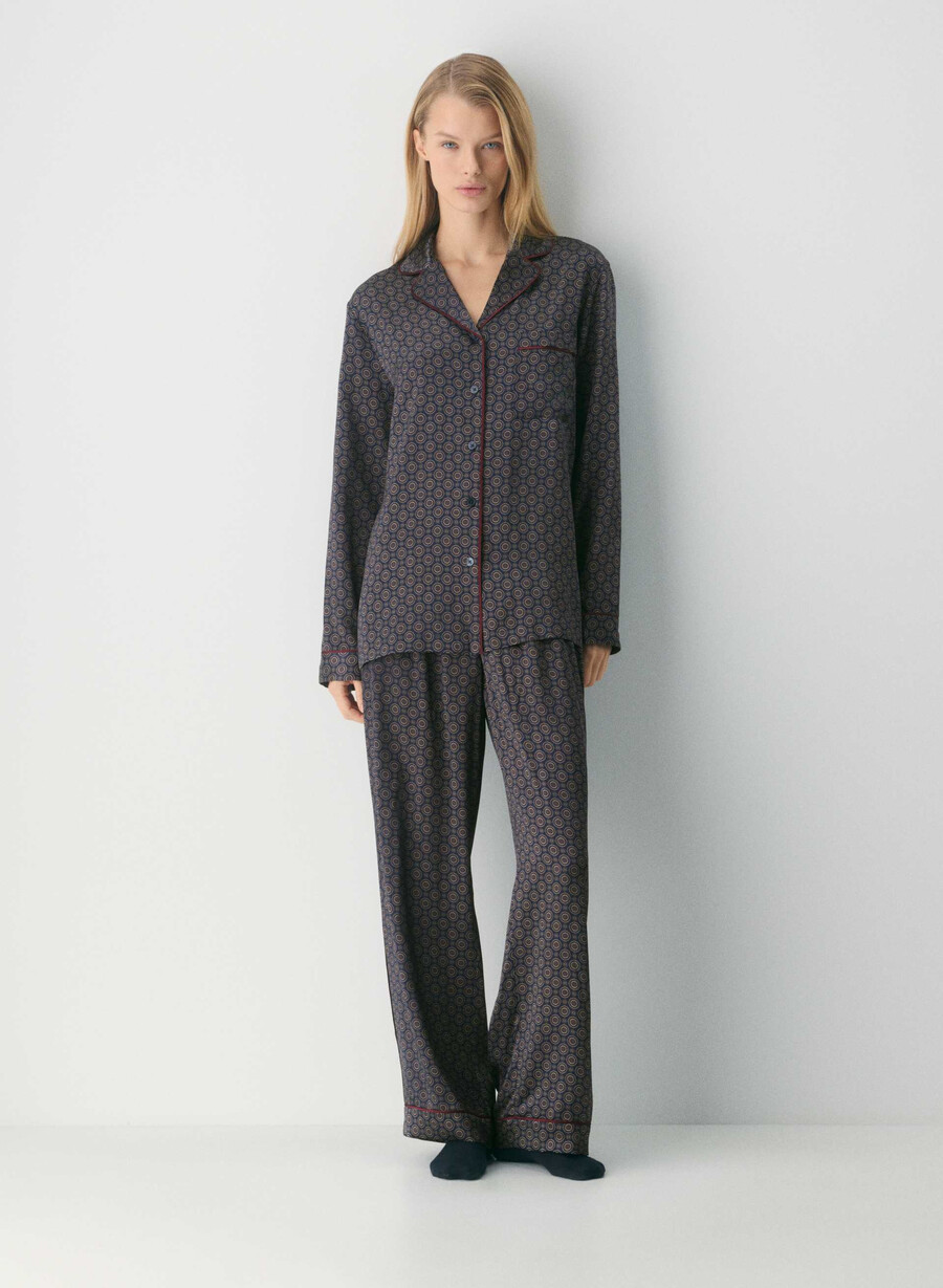 nightside sidenpyjamasskjorta admiralcardamon