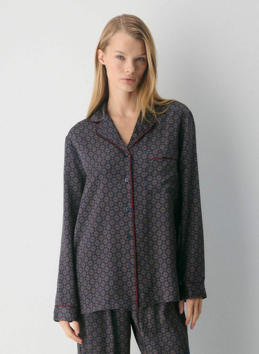 nightside sidenpyjamasskjorta admiralcardamon
