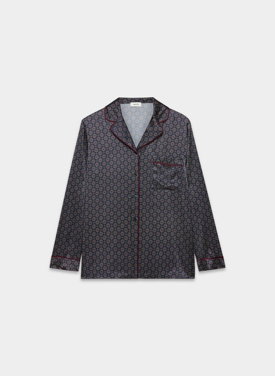 nightside sidenpyjamasskjorta admiralcardamon