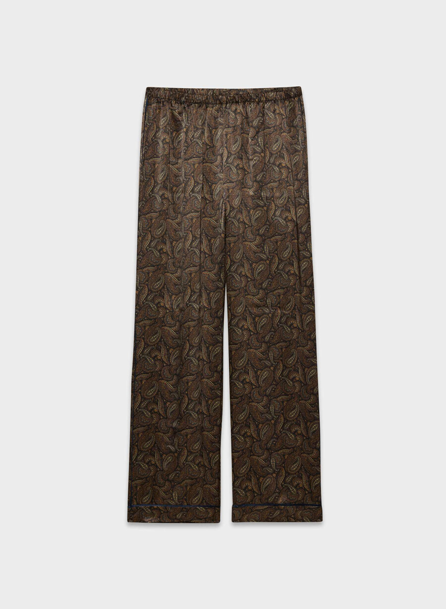 nightside silk pyjamas byxa drk nt nvycnmn