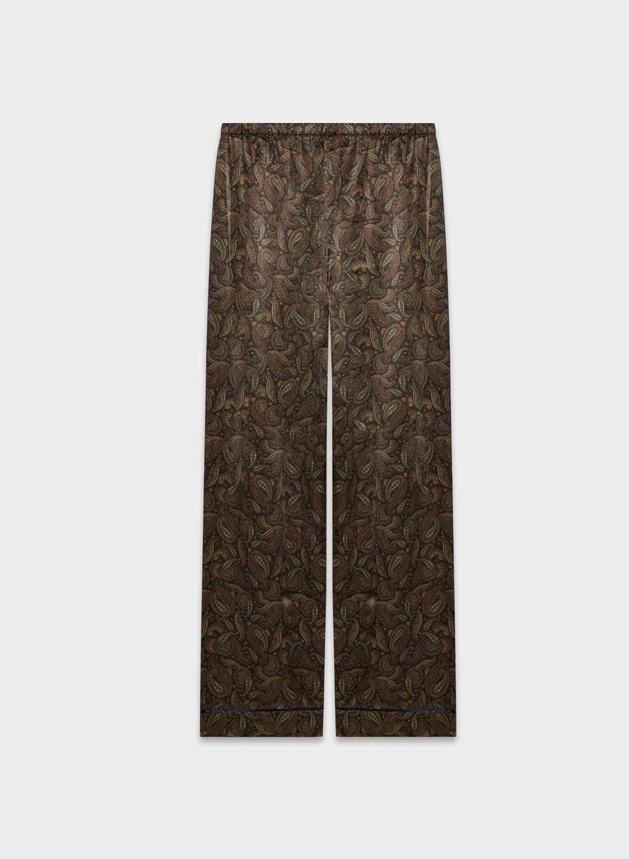 nightside silk pyjamas byxa drk nt nvycnmn