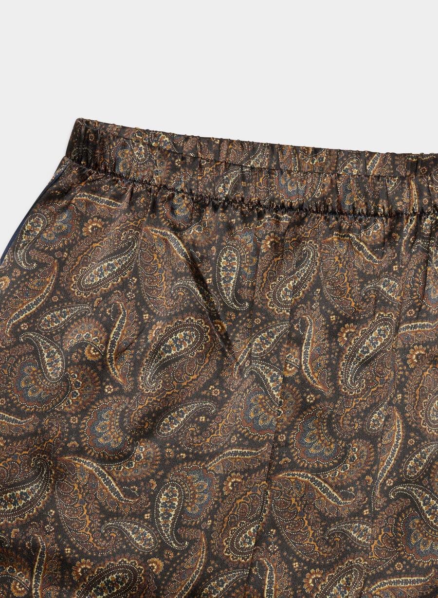 nightside silk pyjamas byxa drk nt nvycnmn