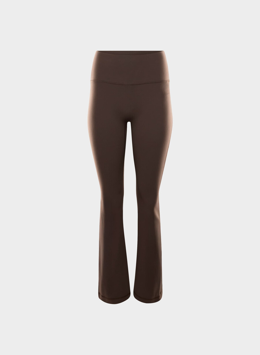 butter cheeky infinite hi flare 76 cm leggings mokkabrun