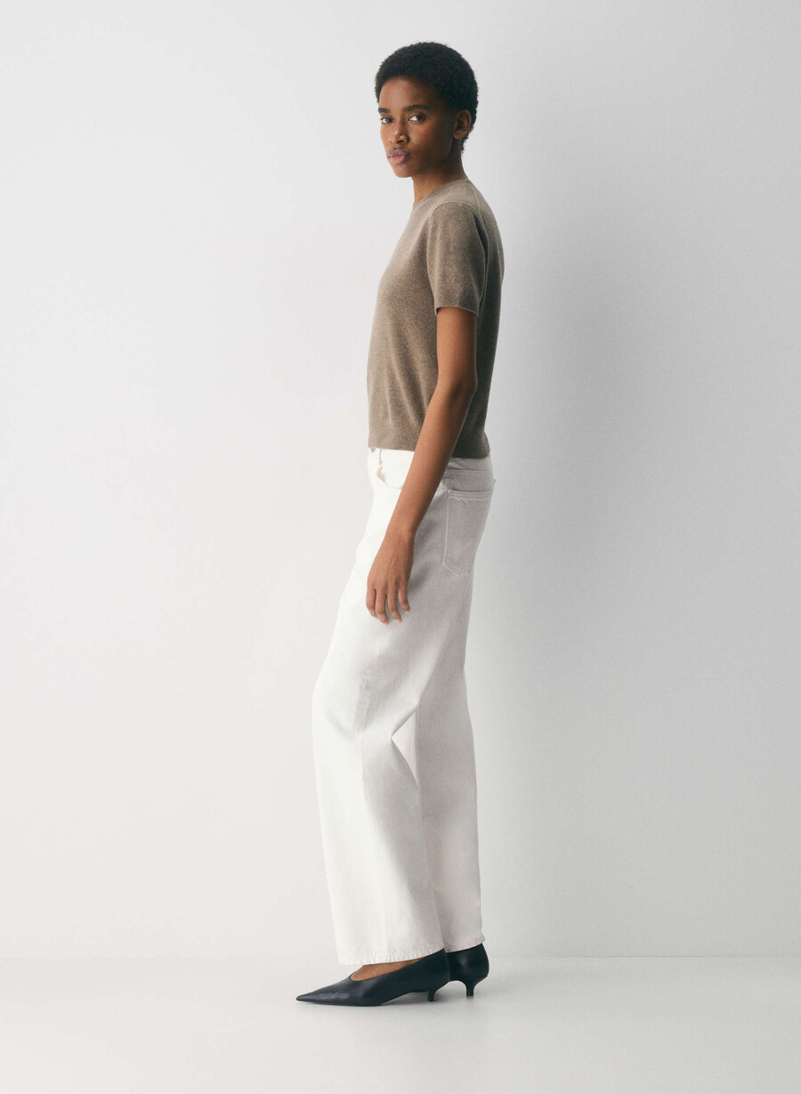 bare cashmere bloor tröja ljungfärgad folio brun