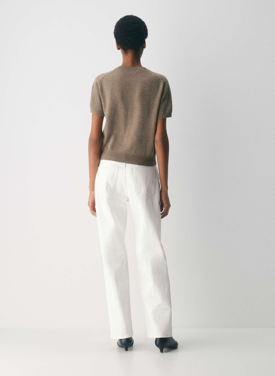bare cashmere bloor tröja ljungfärgad folio brun
