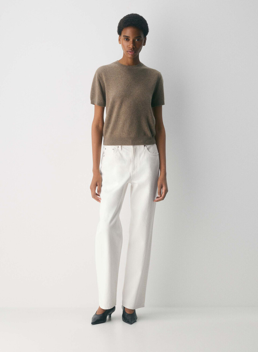 bare cashmere bloor tröja ljungfärgad folio brun