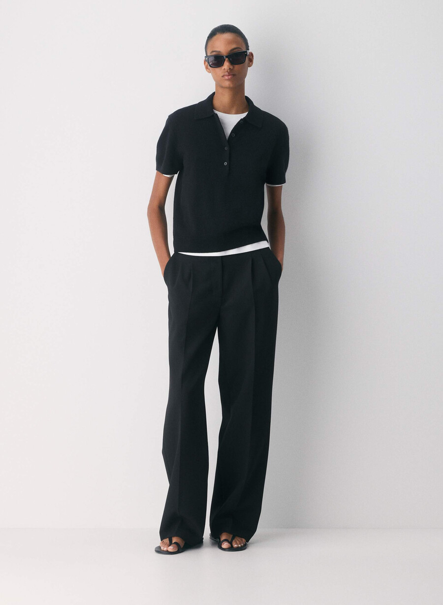 bare cashmere cellini polotröja svart