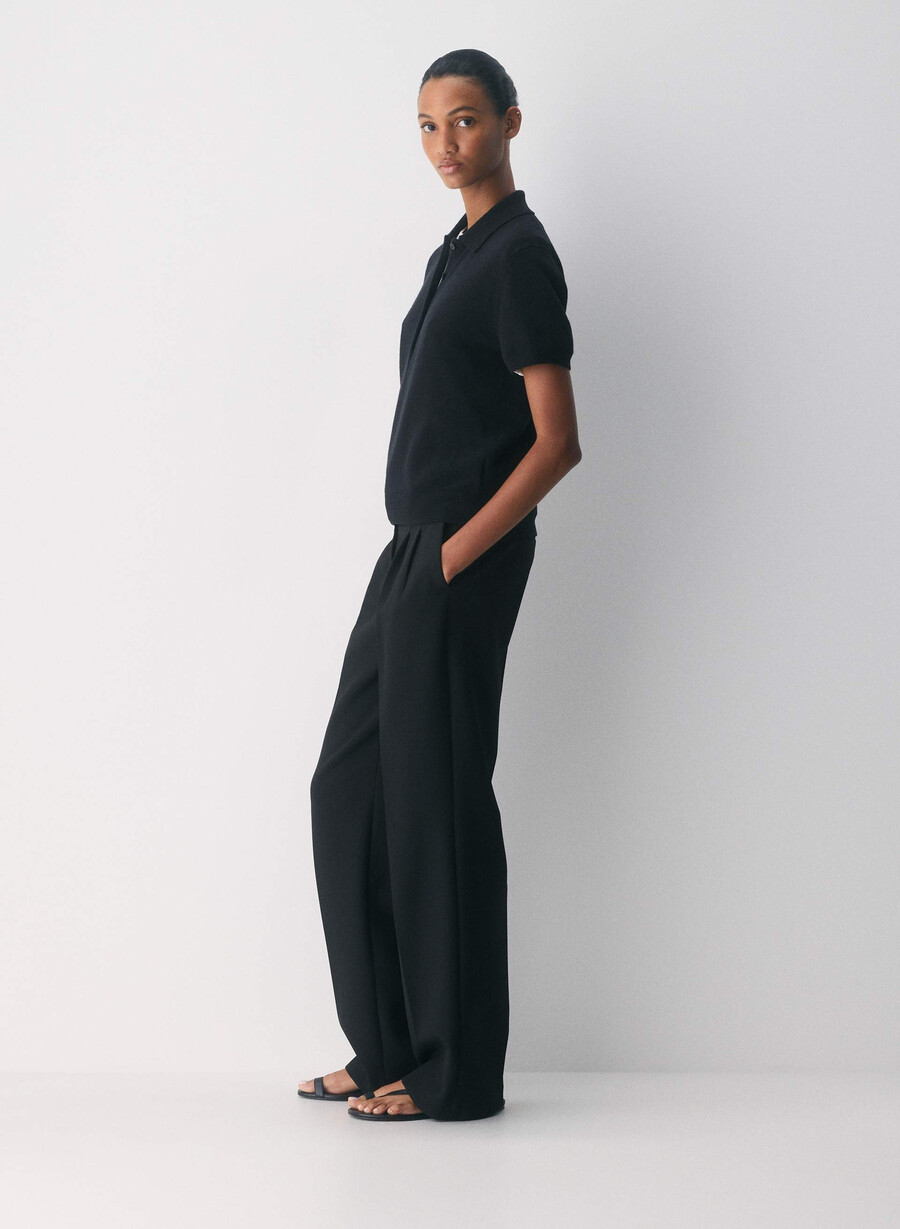 bare cashmere cellini polotröja svart