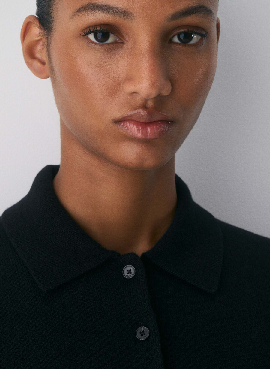 bare cashmere cellini polotröja svart