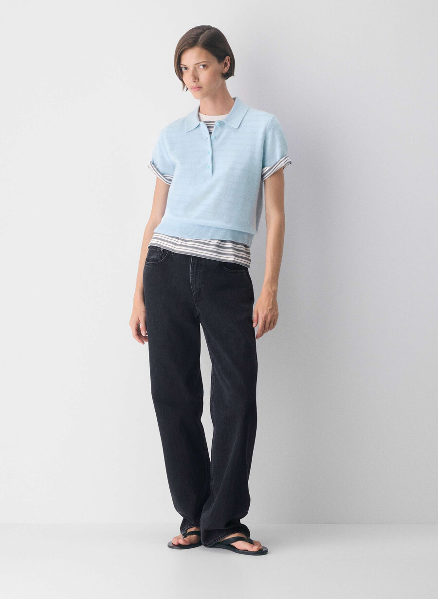 bare cashmere cellini polotröja villa blÅ