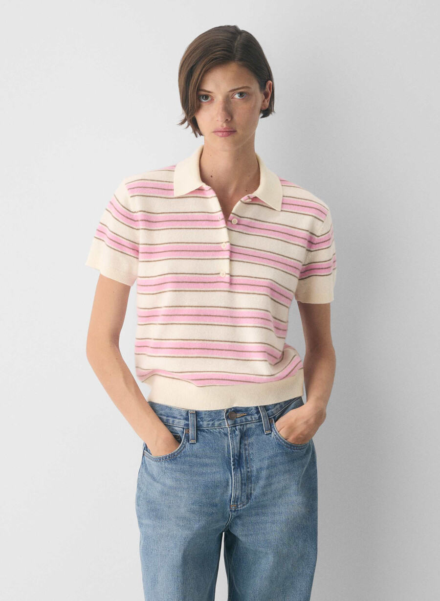 bare cashmere cellini polotröja lght brch jlybn rosa