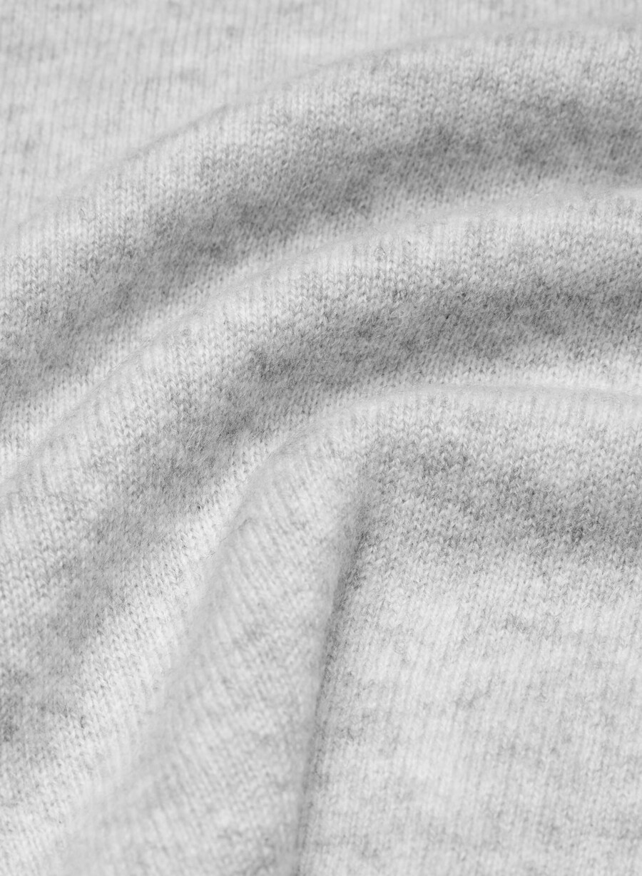 bare cashmere cellini polotröja ljunggrå krom