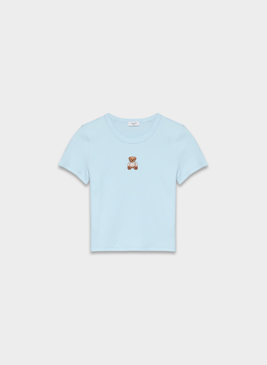 besthug liten ribbad ikon t-shirt villablÅnallebea