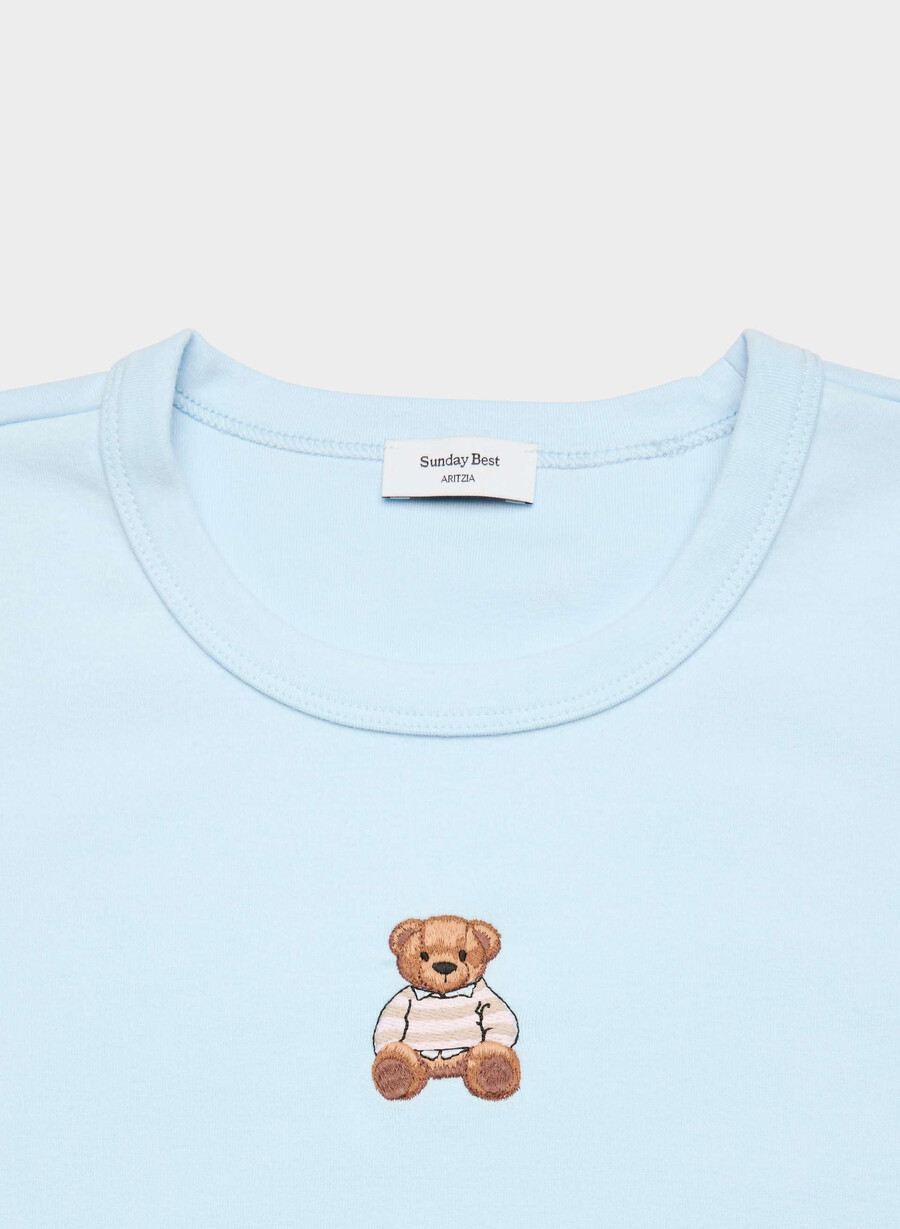 besthug liten ribbad ikon t-shirt villablÅnallebea