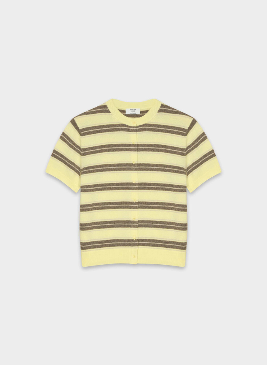 bare cashmere kortärmad cardigan lmndhthr fol bwn