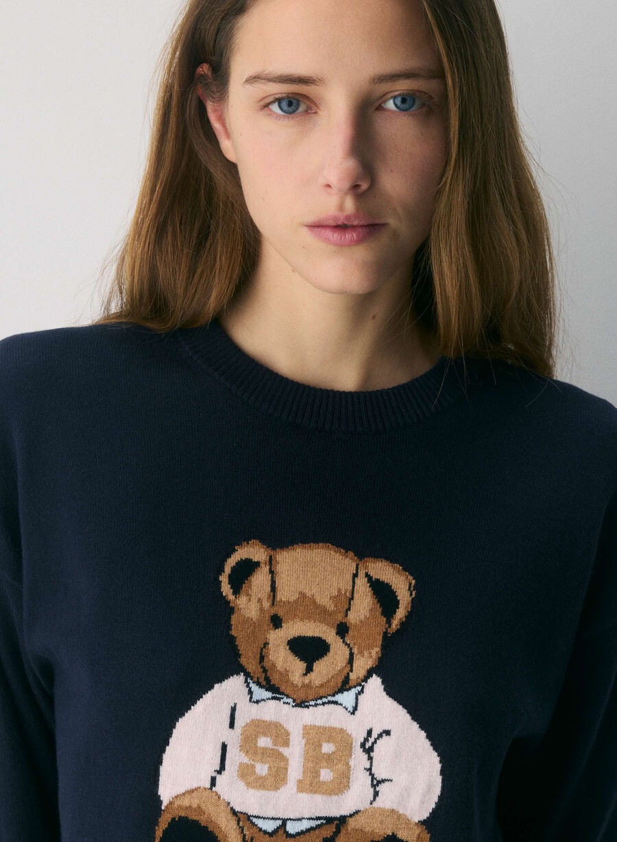 cotton charm prep icon-tröja ttl eclps teddy bea