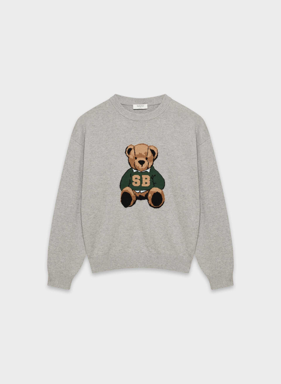 cotton charm prep icon tröja h athlc grÅteddy be