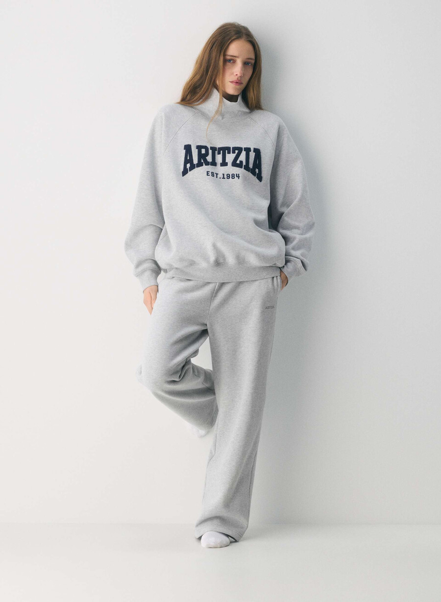 mysig fleece mega raglan trattkrage h krom admiral