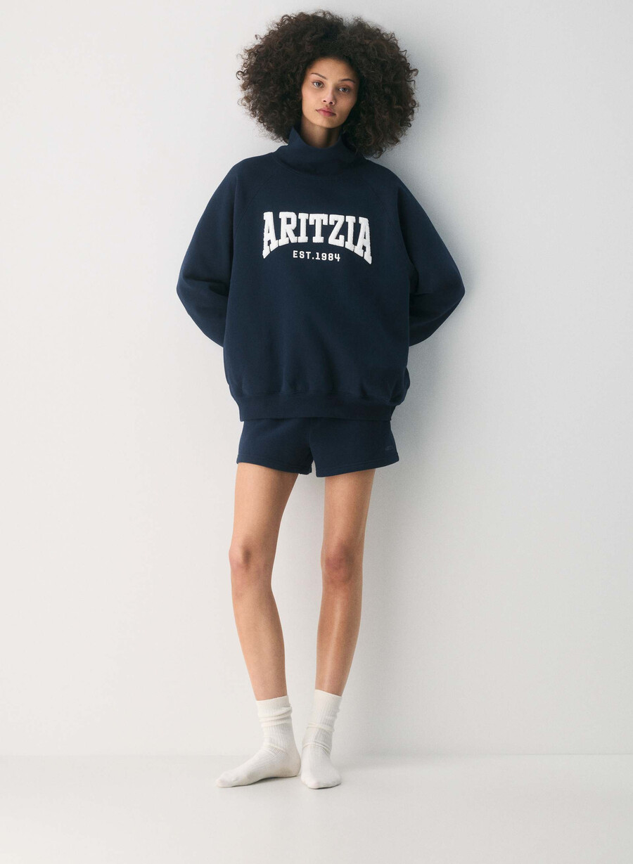 mysig sweatfleece mega raglan trattkrage admiral ljus bjÖrk