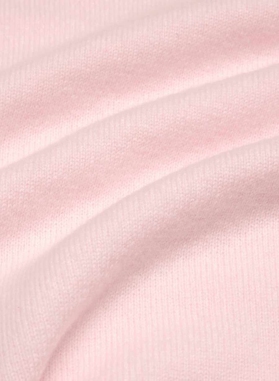 bare cashmere kompositionströja villa pink