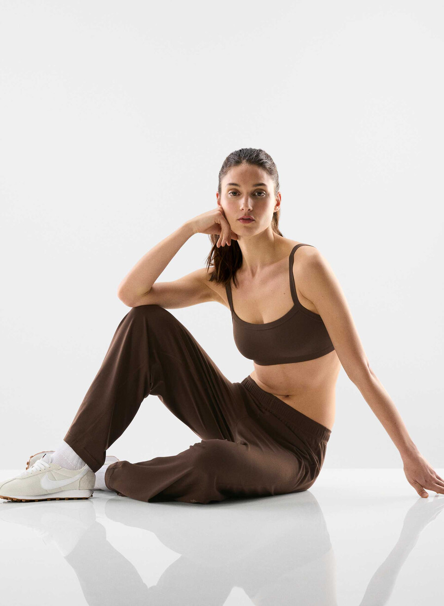 butter recovery pant rich mocha brun