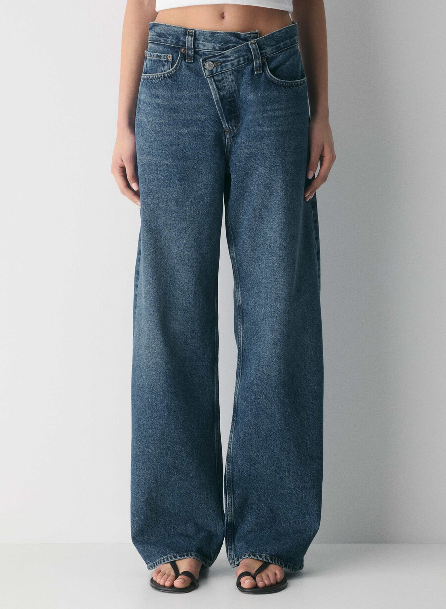 agolde arc criss cross jeans form