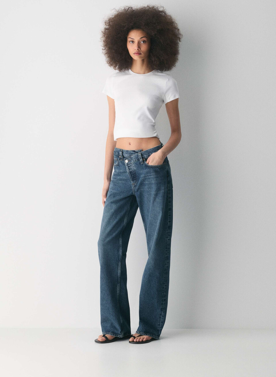 agolde arc criss cross jeans form