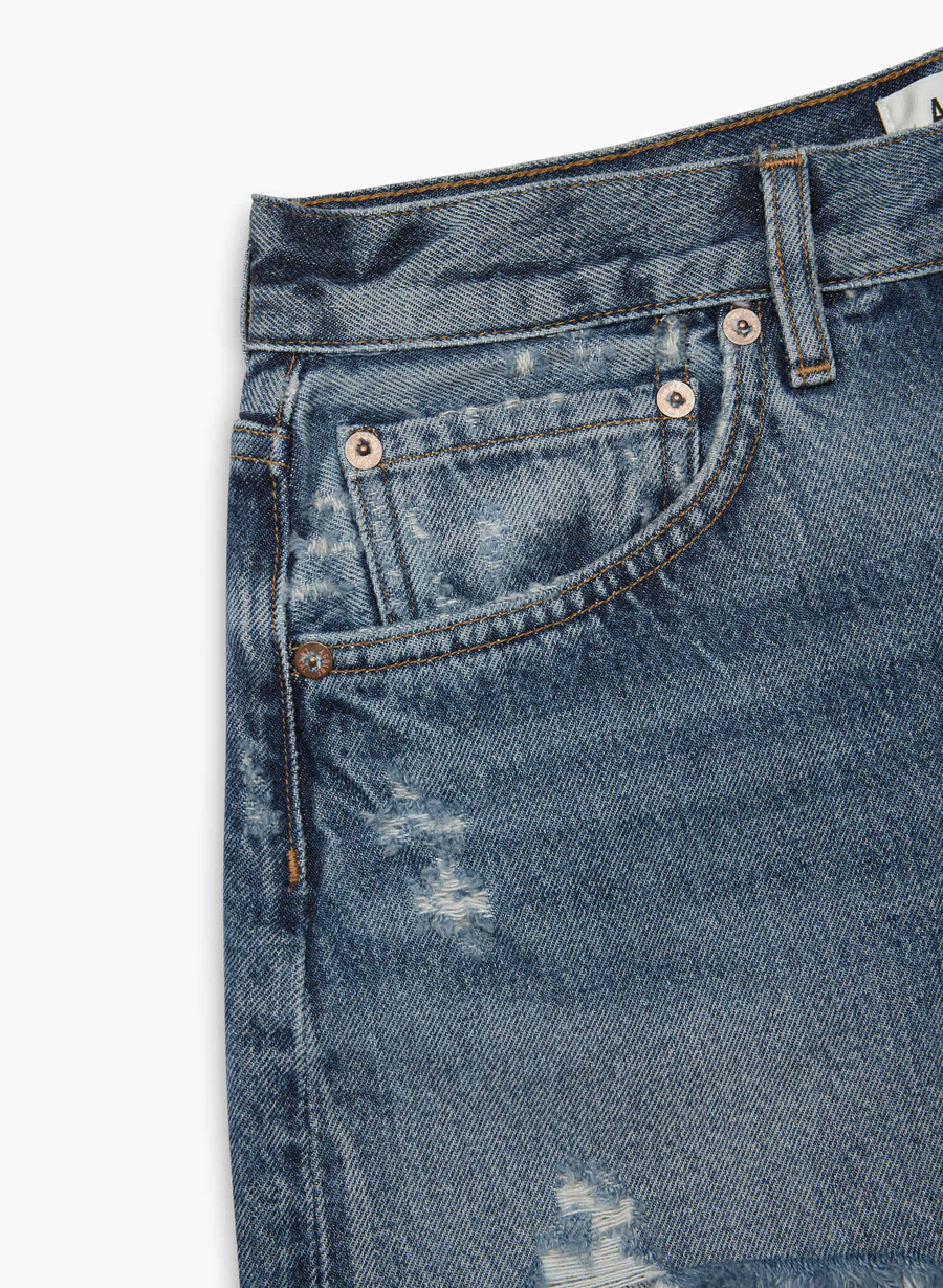 agolde parker jeanshorts mÖrk swapmeet