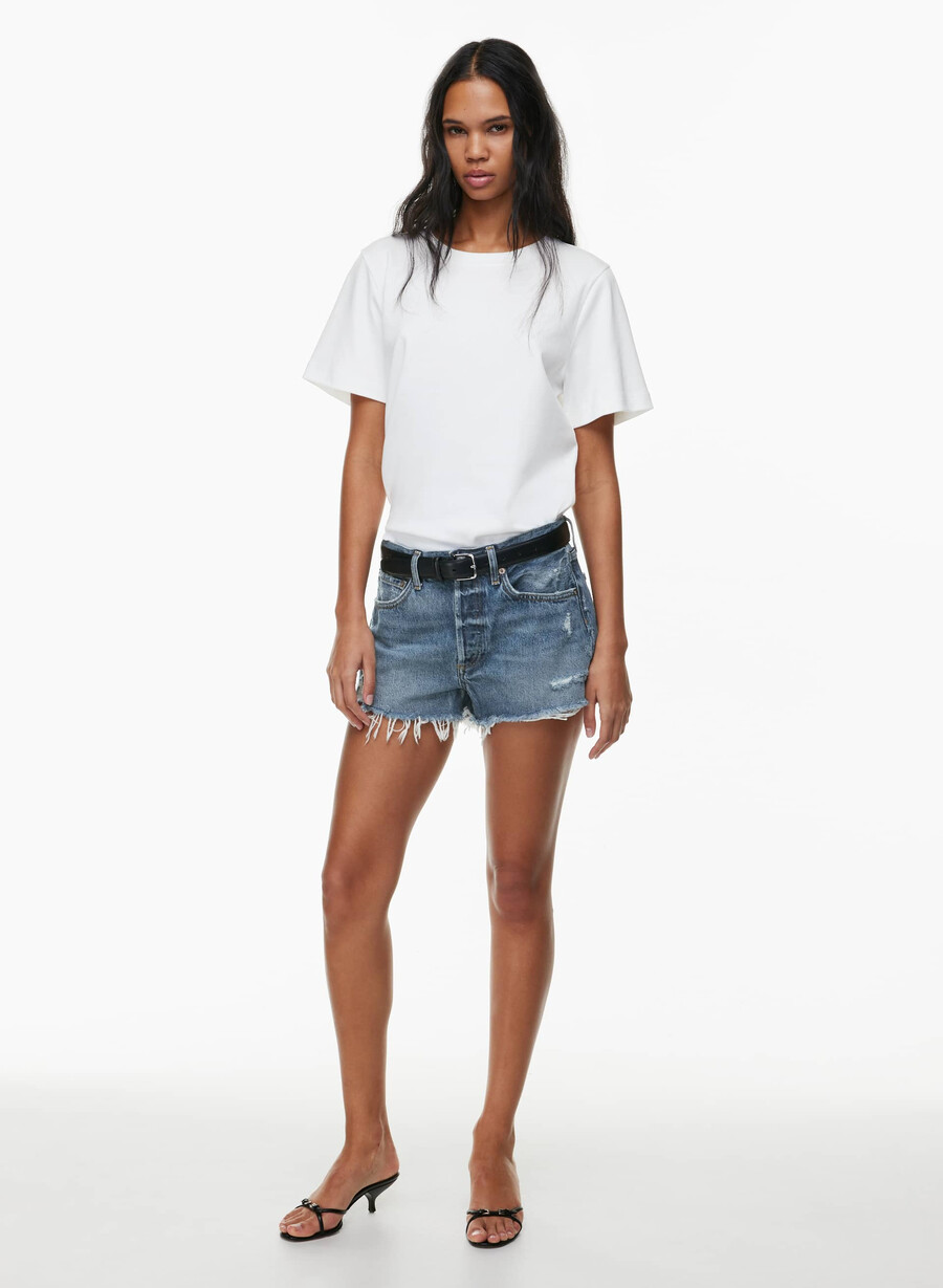 agolde parker jeanshorts mÖrk swapmeet