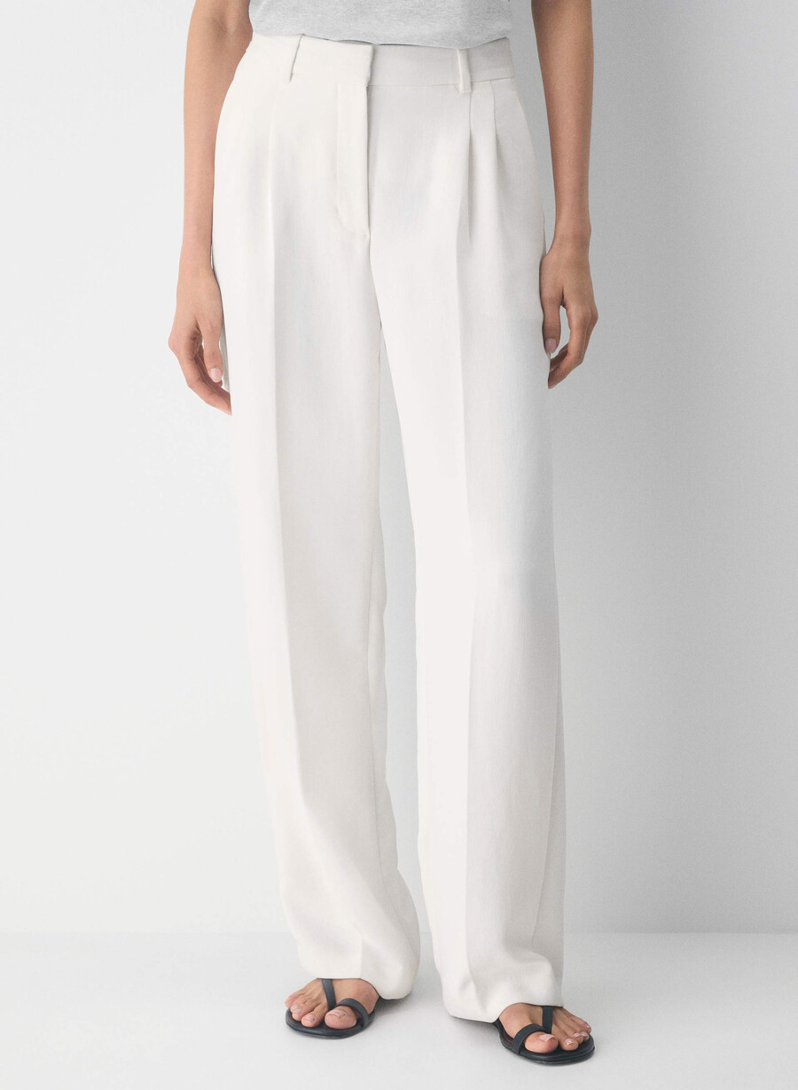 the effortless pant - crepette ljus bjÖrk