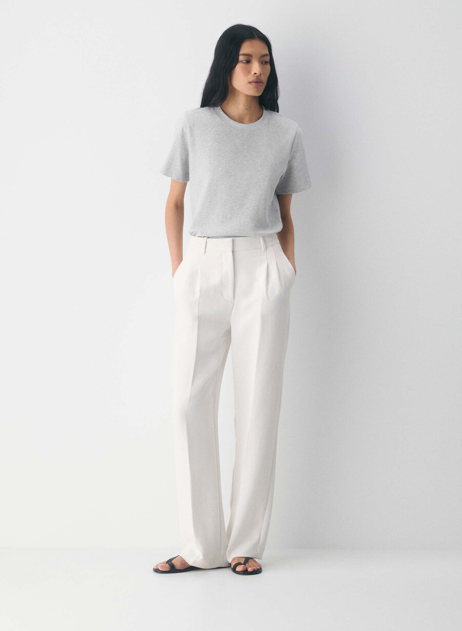 the effortless pant - crepette ljus bjÖrk