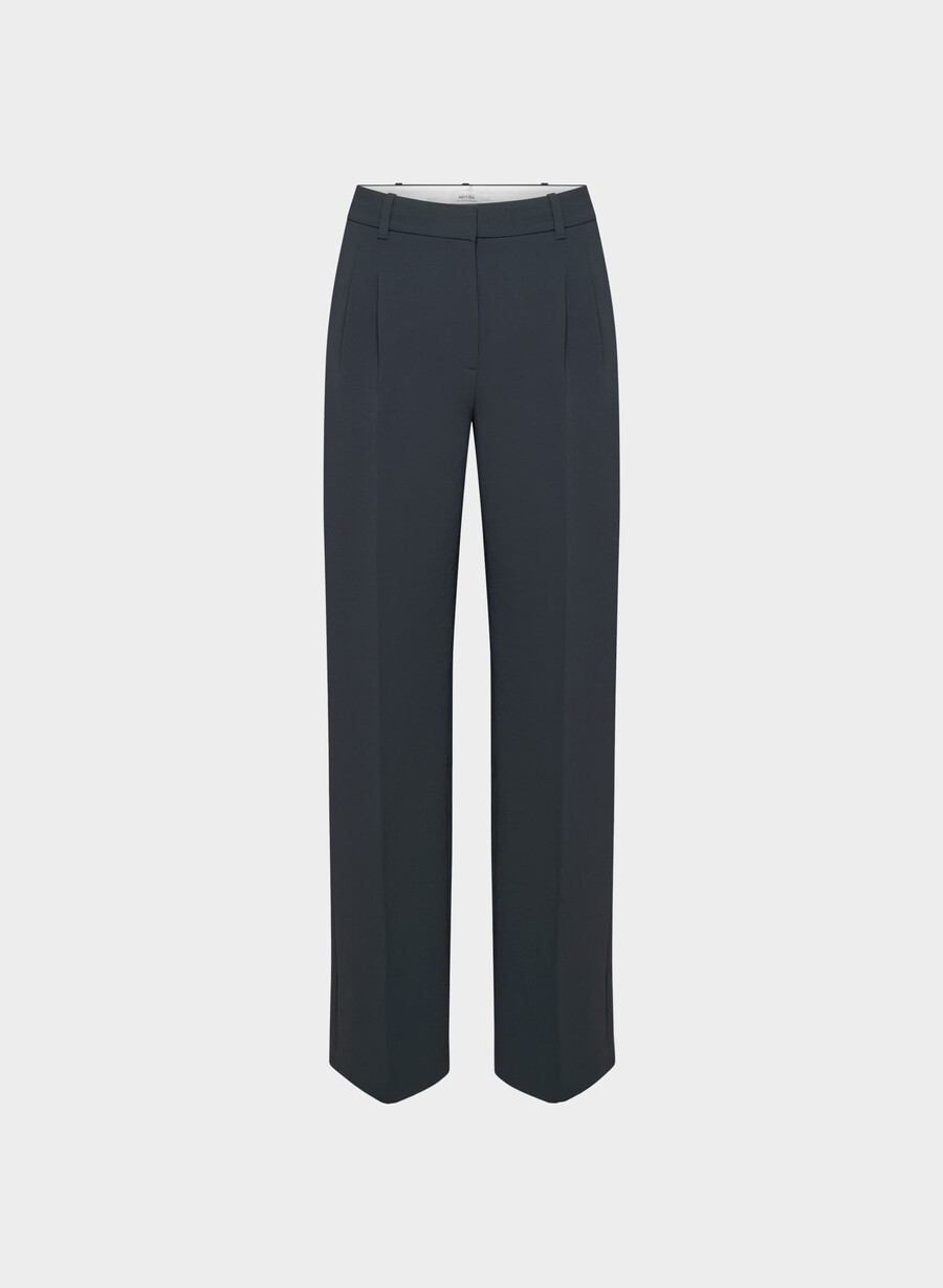 the effortless pant - crepette dark nat navy