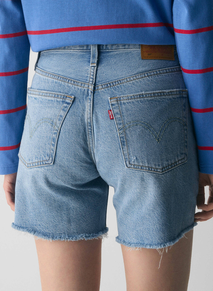levis 501 mid thigh jeanshorts fun flare