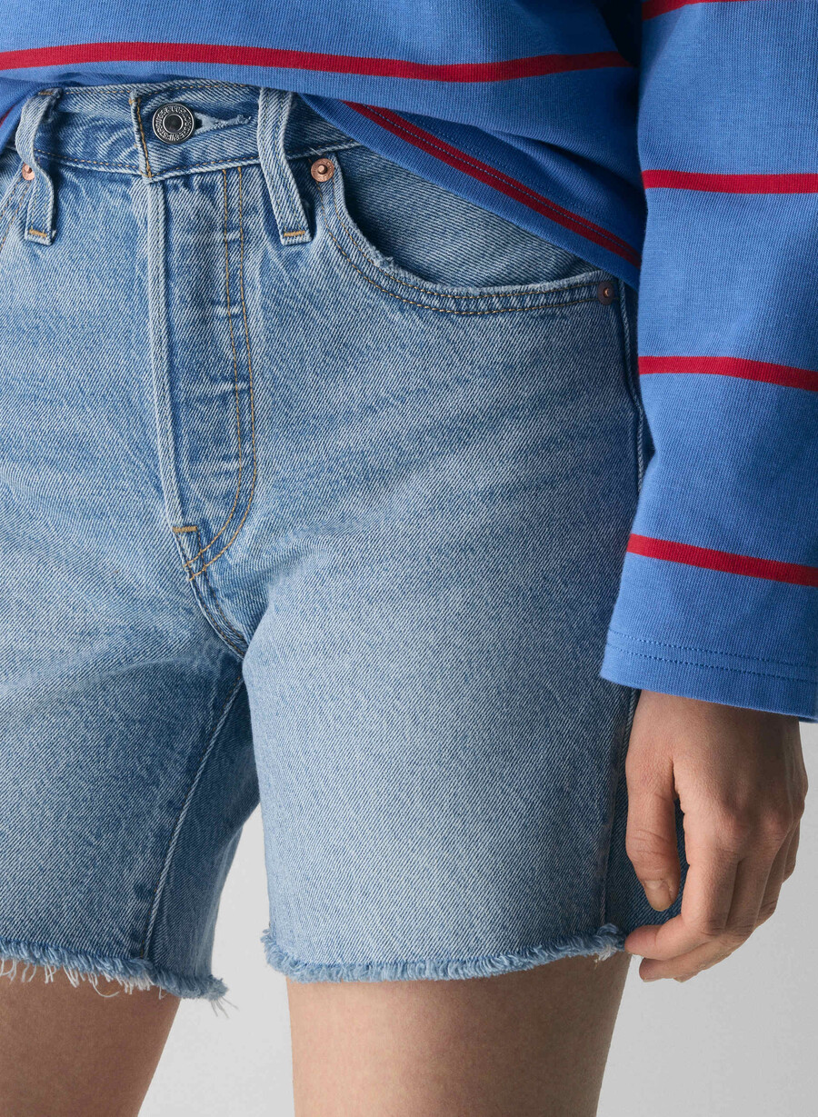 levis 501 mid thigh jeanshorts fun flare
