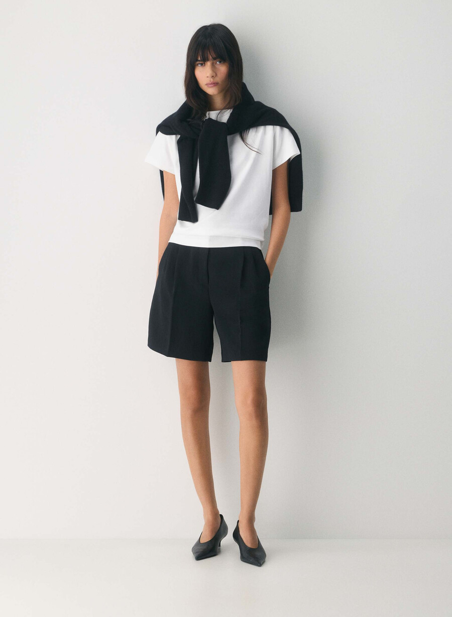 the effortless short lång - crepette svart