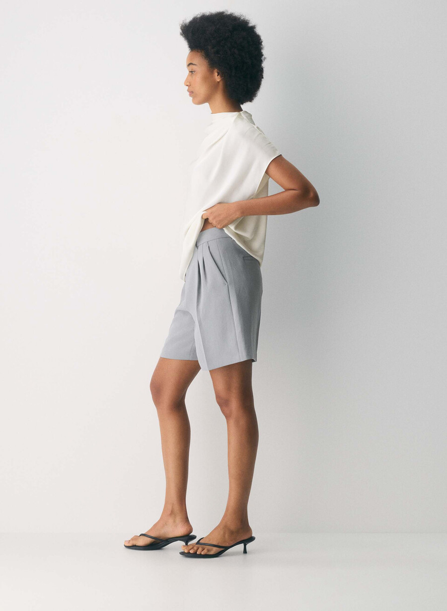 the effortless short lång - crepette riverstone grÅ