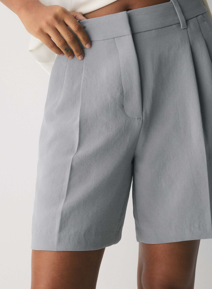 the effortless short lång - crepette riverstone grÅ